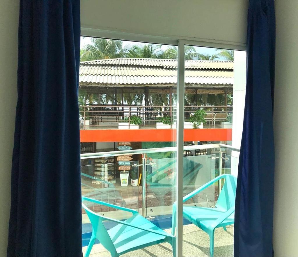 The Cantamar Beach Hostel Santa Marta  Exteriör bild