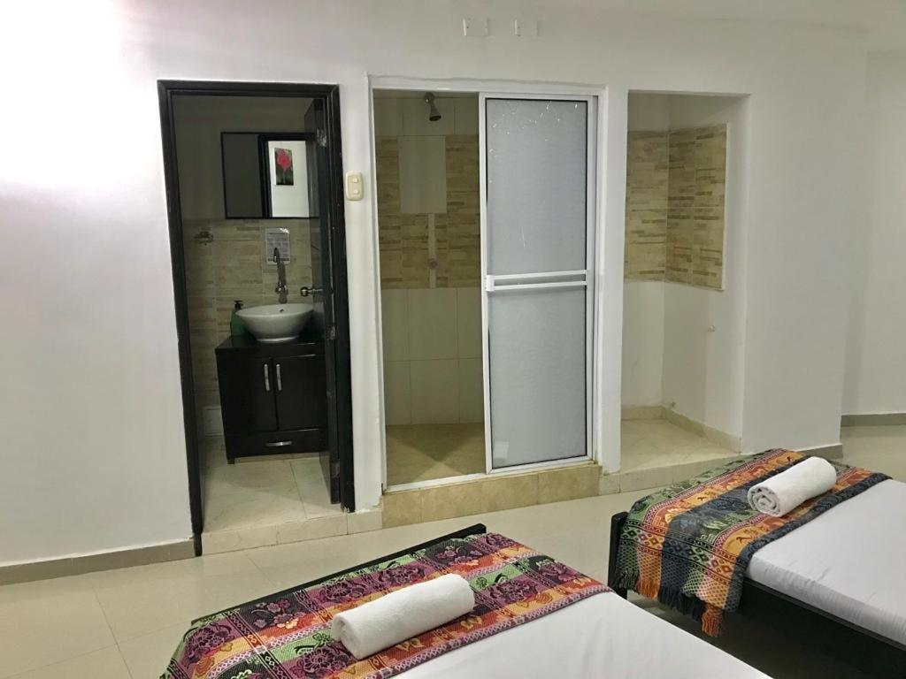The Cantamar Beach Hostel Santa Marta  Exteriör bild