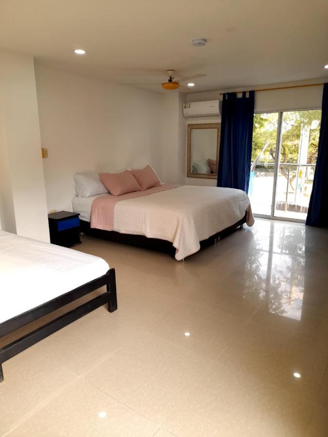 The Cantamar Beach Hostel Santa Marta  Exteriör bild