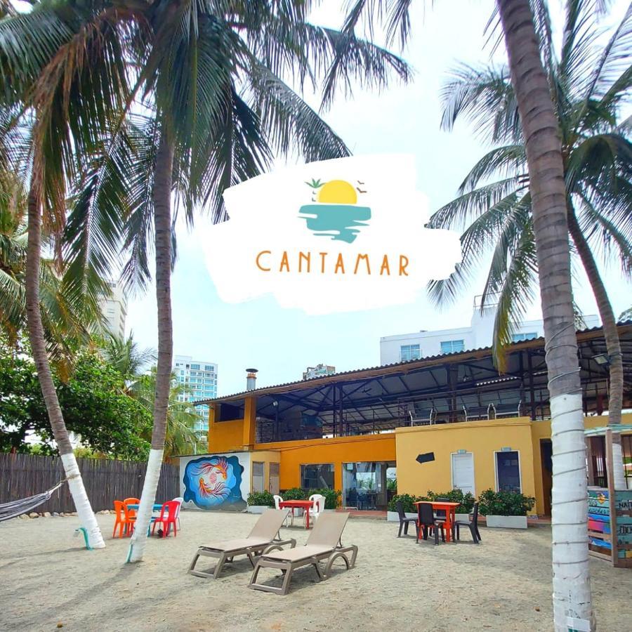 The Cantamar Beach Hostel Santa Marta  Exteriör bild
