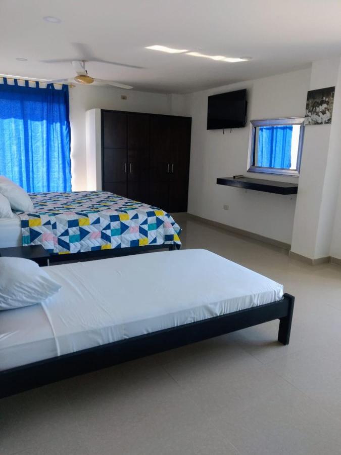 The Cantamar Beach Hostel Santa Marta  Exteriör bild